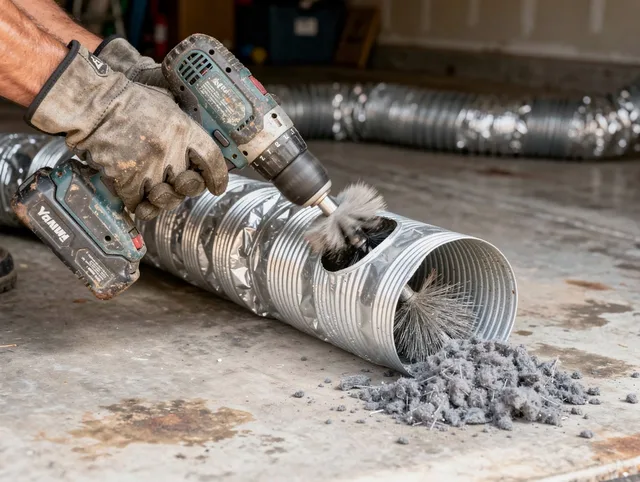 Professional duct cleaning by Greenwich Dryer Vent Cleaning in Greenwich
